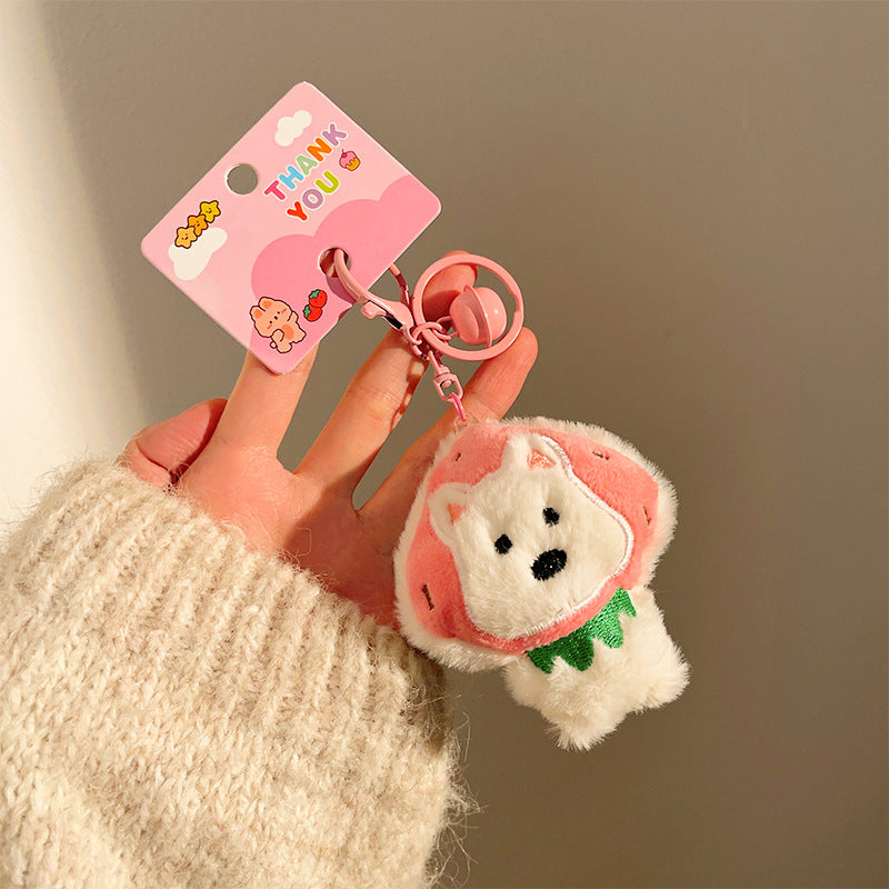 Wholesale Cute cartoon plush keychain